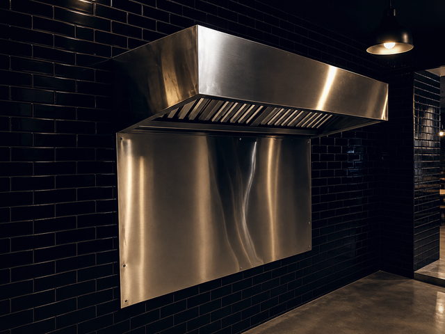 Coifa com espelho de proteção em inox