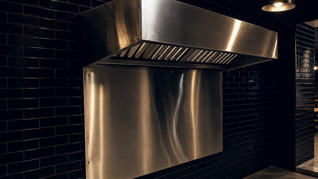 Coifa com espelho de proteção em inox